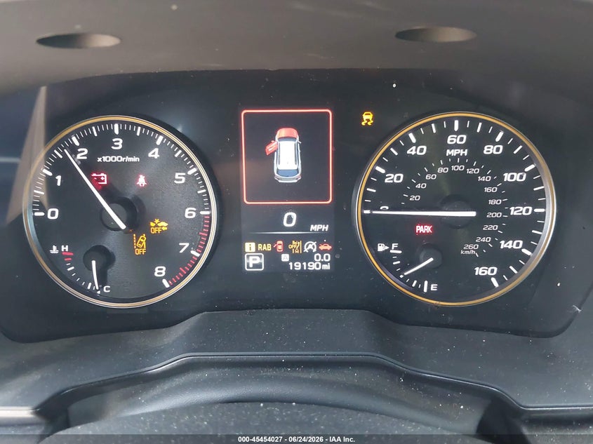 2025 Subaru Outback VIN 4S4BTGUD5S3168395 IAAI salvage auction — FRONT END, Salvage Title, sold $3,750 on 2026-07-27 (photo 7)