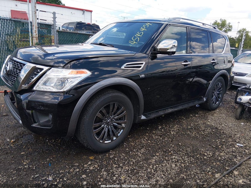 2018 Nissan Armada VIN JN8AY2NEXJ9734112 IAAI salvage auction — FRONT END, Salvage (Ohio), sold $8,800 on 2026-07-22 (photo 2)