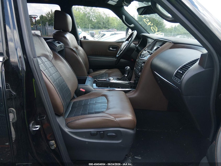 2018 Nissan Armada VIN JN8AY2NEXJ9734112 IAAI salvage auction — FRONT END, Salvage (Ohio), sold $8,800 on 2026-07-22 (photo 5)