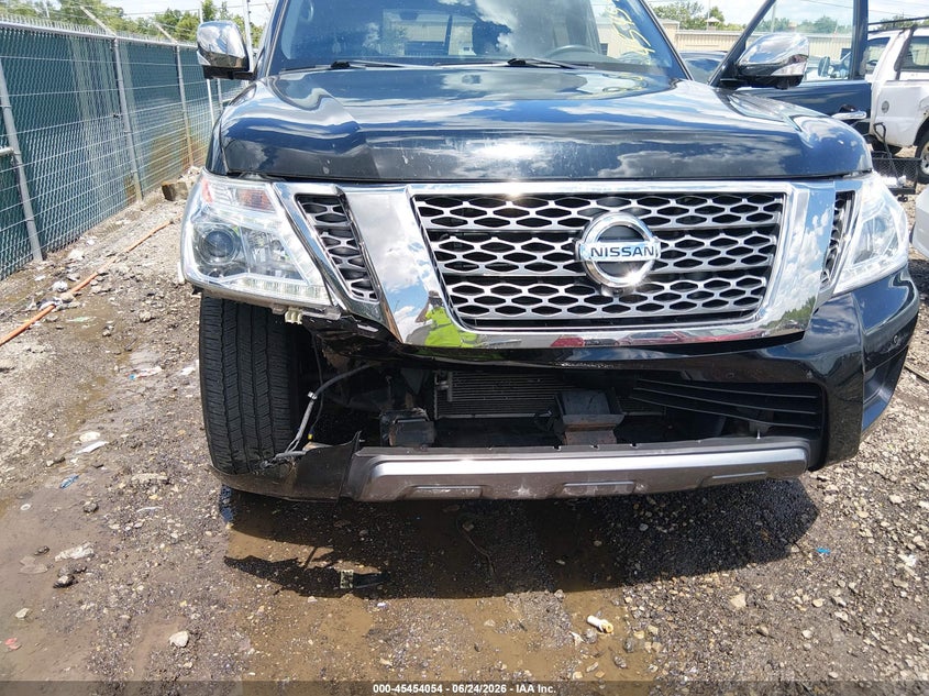 2018 Nissan Armada VIN JN8AY2NEXJ9734112 IAAI salvage auction — FRONT END, Salvage (Ohio), sold $8,800 on 2026-07-22 (photo 6)