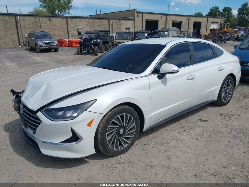 2021 Hyundai Sonata VIN KMHL34JJ7MA035987 IAAI salvage auction — FRONT END, Mv-907A (New York), sold $4,000 on 2026-07-25 (photo 2)