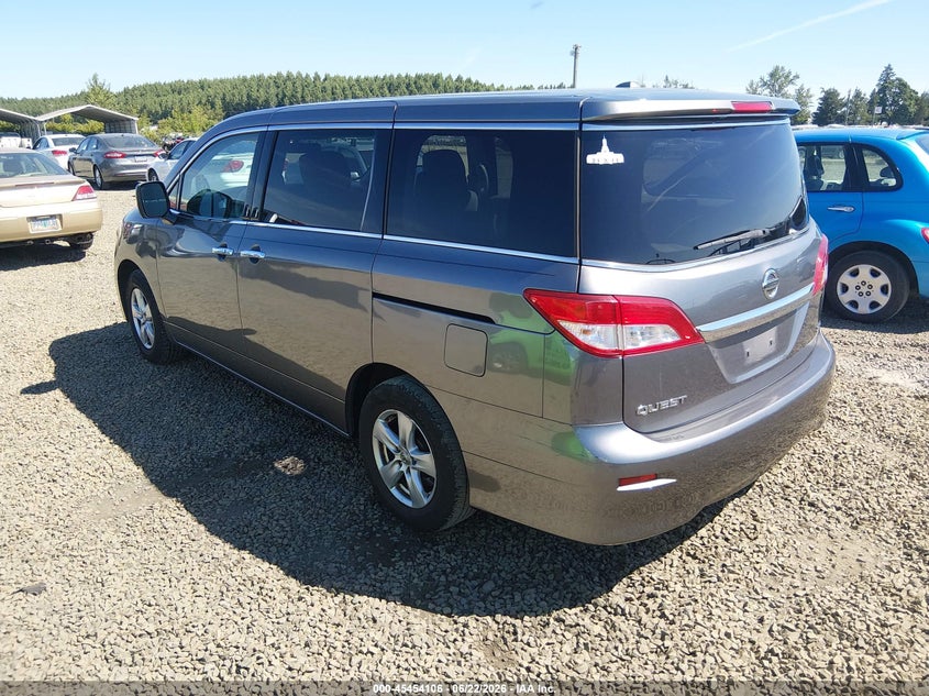 2015 Nissan Quest VIN JN8AE2KP5F9130392 IAAI salvage auction — NORMAL WEAR, Peddle Clear Public-Restricted (Oregon), sold $300 on 2026-07-29 (photo 3)