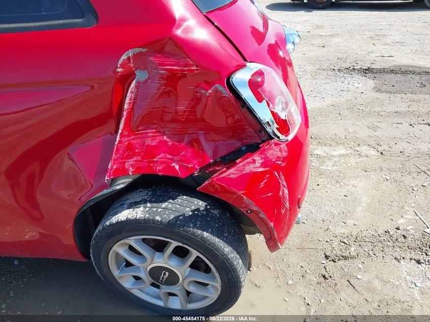 2015 Fiat 500 VIN 3C3CFFAR5FT520111 IAAI salvage auction — LEFT REAR, Salvage (Illinois), sold $300 on 2026-08-11 (photo 6)