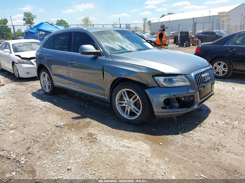 2013 Audi Q5 VIN WA1LFAFPXDA009630 IAAI salvage auction — RIGHT FRONT, Salvage Title, sold $2,500 on 2026-07-16 (photo 1)