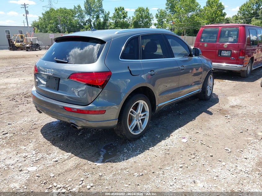 2013 Audi Q5 VIN WA1LFAFPXDA009630 IAAI salvage auction — RIGHT FRONT, Salvage Title, sold $2,500 on 2026-07-16 (photo 4)