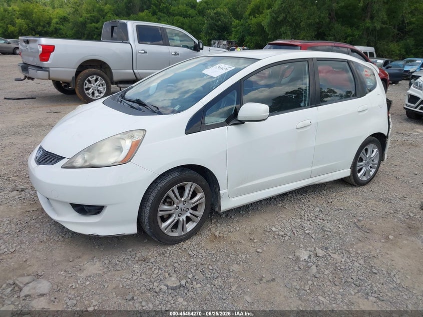 2010 Honda Fit VIN JHMGE8G45AS011944 IAAI salvage auction — REAR END, Salvage (Tennessee), sold $700 on 2026-07-23 (photo 2)