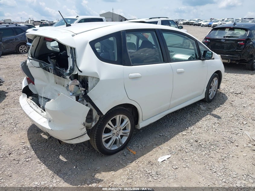 2010 Honda Fit VIN JHMGE8G45AS011944 IAAI salvage auction — REAR END, Salvage (Tennessee), sold $700 on 2026-07-23 (photo 4)