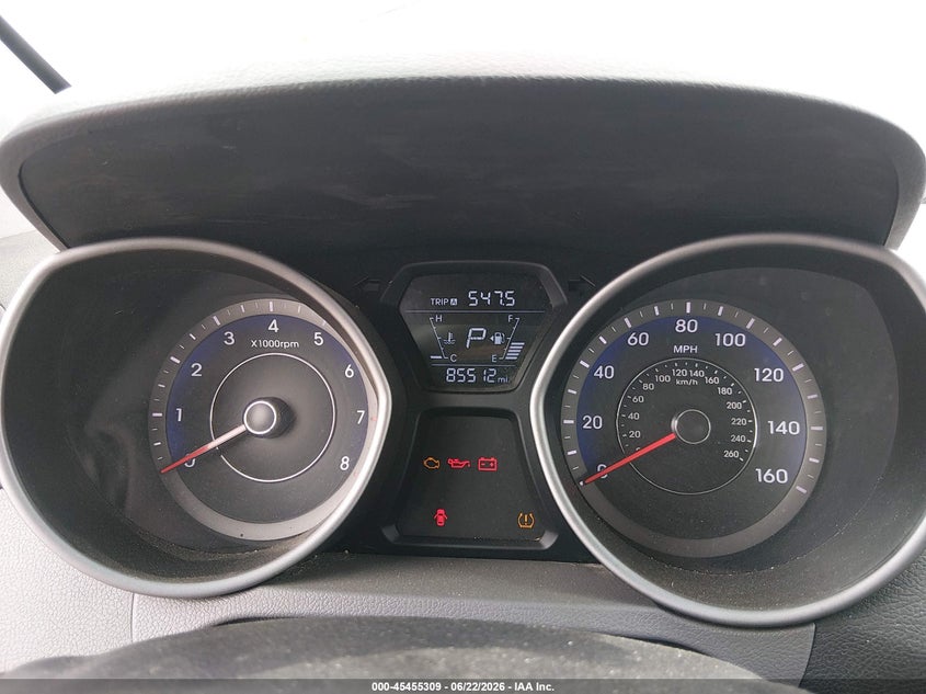 2016 Hyundai Elantra VIN KMHDH4AE2GU607463 IAAI salvage auction — NORMAL WEAR, Salvage Title, sold $975 on 2026-07-20 (photo 7)