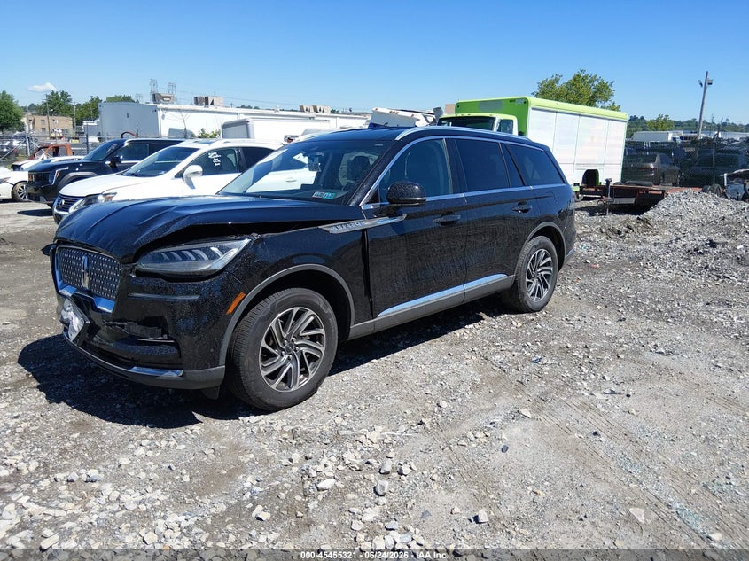 2022 Lincoln Aviator VIN 5LM5J0XC8NGL14652 IAAI salvage auction — FRONT END, Salvage Title, sold $6,000 on 2026-09-12 (photo 2)