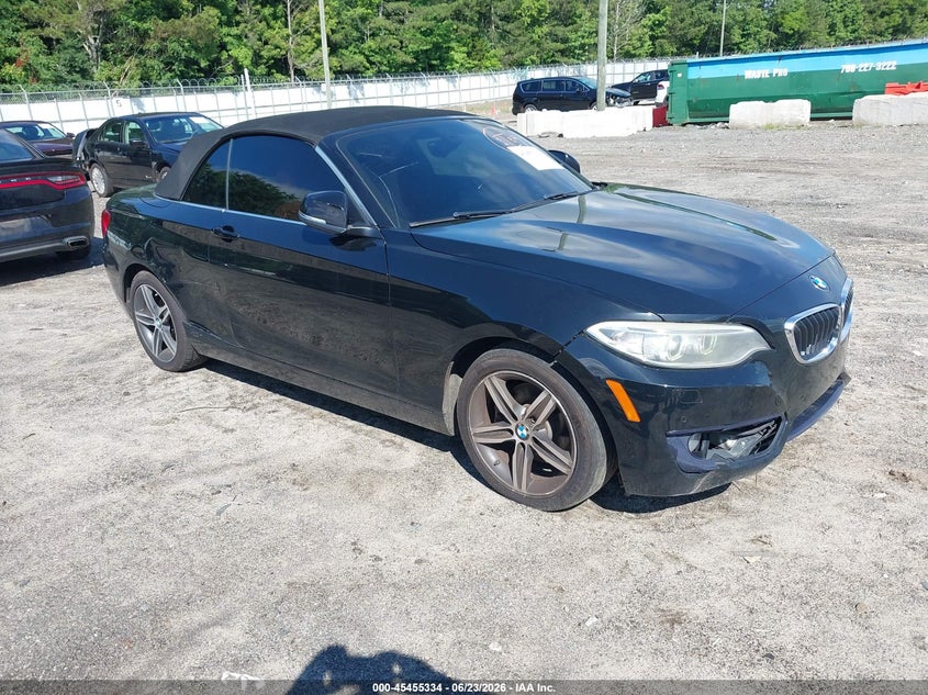 2017 BMW 2er VIN WBA2K9C35HV647650 IAAI salvage auction — LEFT & RIGHT, Salvage Title, sold $2,200 on 2026-08-13 (photo 1)