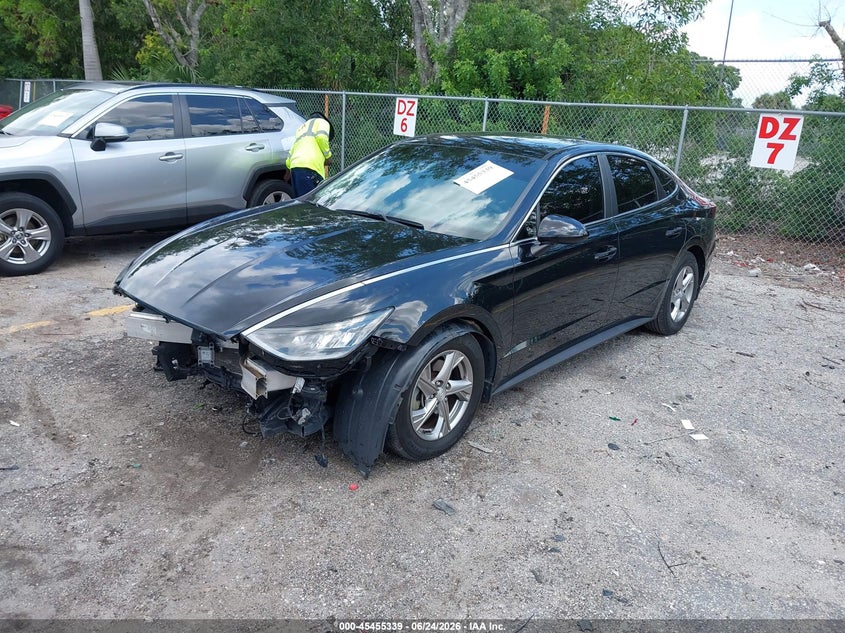 2022 Hyundai Sonata VIN 5NPEG4JAXNH141359 IAAI salvage auction — FRONT END, Salvage Title, sold $2,925 on 2026-07-29 (photo 2)