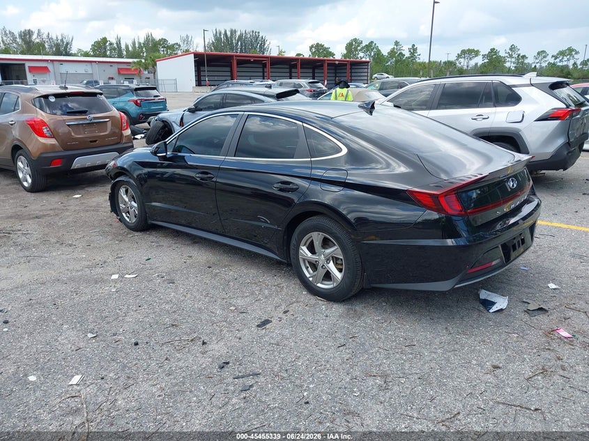 2022 Hyundai Sonata VIN 5NPEG4JAXNH141359 IAAI salvage auction — FRONT END, Salvage Title, sold $2,925 on 2026-07-29 (photo 3)