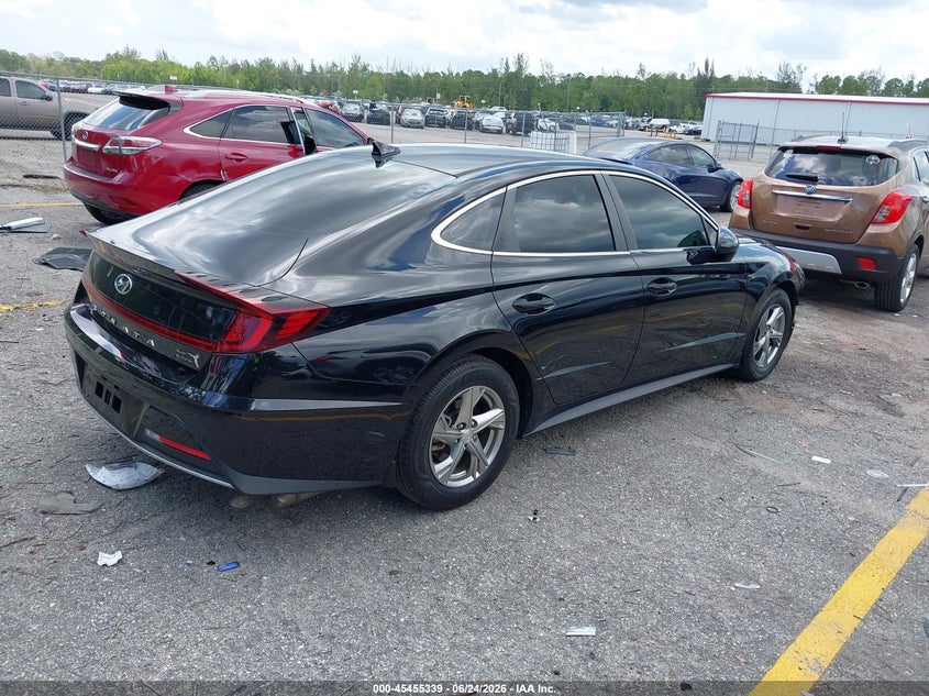2022 Hyundai Sonata VIN 5NPEG4JAXNH141359 IAAI salvage auction — FRONT END, Salvage Title, sold $2,925 on 2026-07-29 (photo 4)