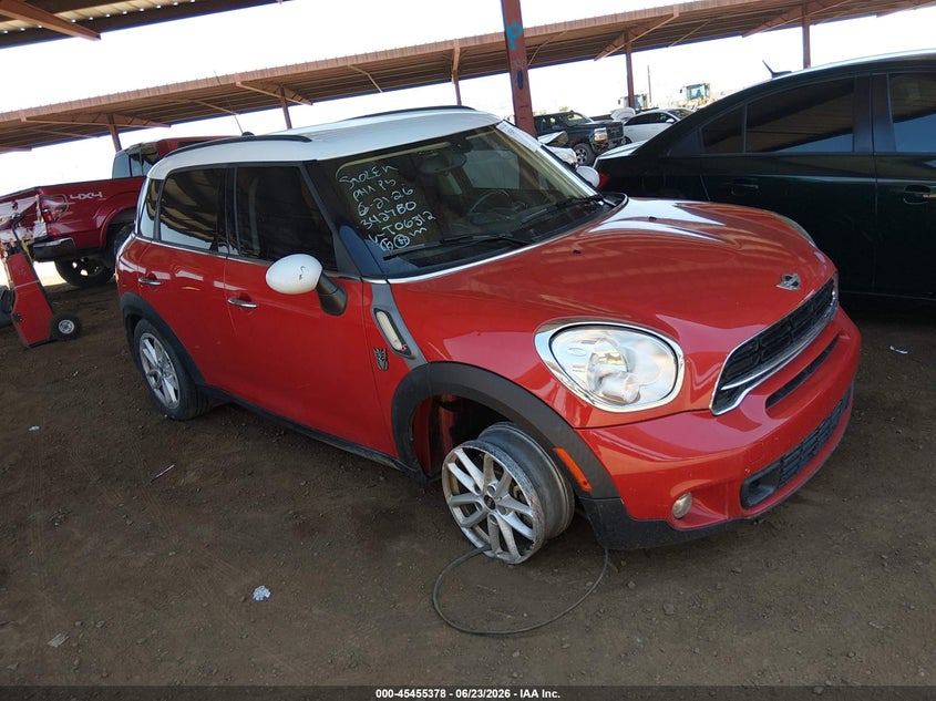 2015 Mini Countryman VIN WMWZC3C5XFWT06312 IAAI salvage auction — RIGHT FRONT, Salvage (Arizona), sold $800 on 2026-07-10 (photo 6)