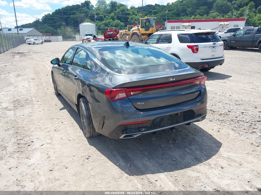 2021 Kia K5 VIN 5XXG34J22MG027184 IAAI salvage auction — LEFT REAR, Salvage (Pennsylvania), sold $4,250 on 2026-07-28 (photo 3)