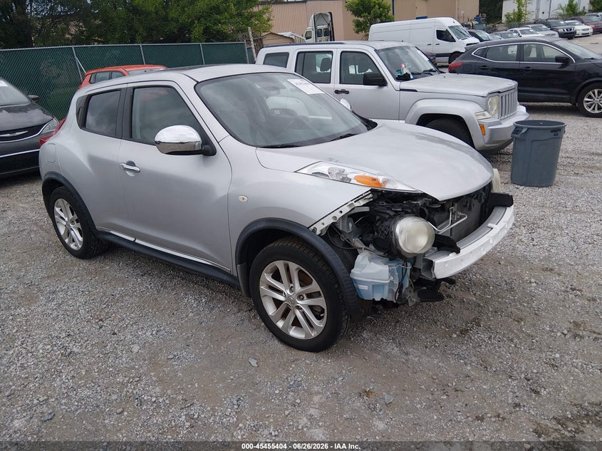 2013 Nissan Juke VIN JN8AF5MV7DT205202 IAAI salvage auction — LEFT FRONT, Salvage (Kentucky), sold $775 on 2026-07-29 (photo 1)