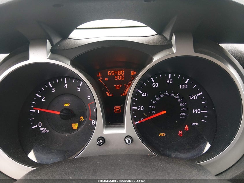 2013 Nissan Juke VIN JN8AF5MV7DT205202 IAAI salvage auction — LEFT FRONT, Salvage (Kentucky), sold $775 on 2026-07-29 (photo 7)