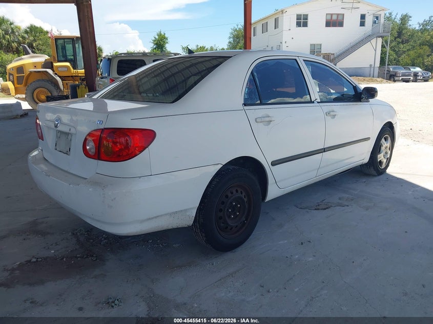2003 Toyota Corolla VIN JTDBR32E730012384 IAAI salvage auction — NORMAL WEAR, Clear (Florida), sold $675 on 2026-07-28 (photo 4)