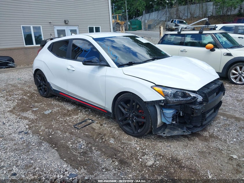 2022 Hyundai Veloster VIN KMHT36AH4NU013776 IAAI salvage auction — FRONT END, Salvage (Pennsylvania), sold $5,000 on 2026-07-14 (photo 1)