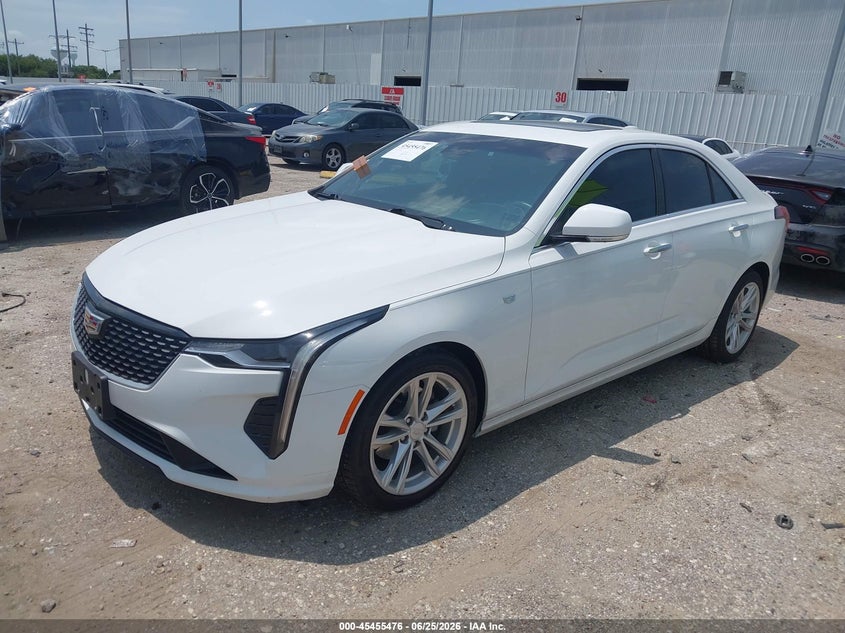 2025 Cadillac Ct4 VIN 1G6DJ5RK7S0117838 IAAI salvage auction — WATER/FLOOD, Non-Repairable (Texas), sold $8,825 on 2026-08-20 (photo 2)