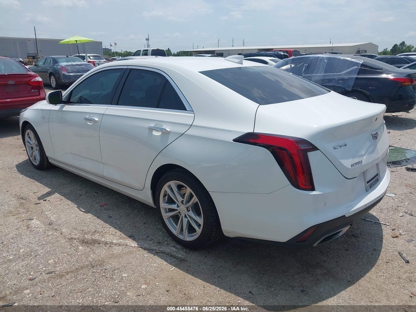 2025 Cadillac Ct4 VIN 1G6DJ5RK7S0117838 IAAI salvage auction — WATER/FLOOD, Non-Repairable (Texas), sold $8,825 on 2026-08-20 (photo 3)