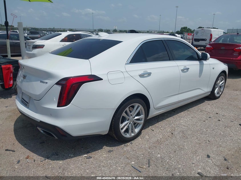 2025 Cadillac Ct4 VIN 1G6DJ5RK7S0117838 IAAI salvage auction — WATER/FLOOD, Non-Repairable (Texas), sold $8,825 on 2026-08-20 (photo 4)