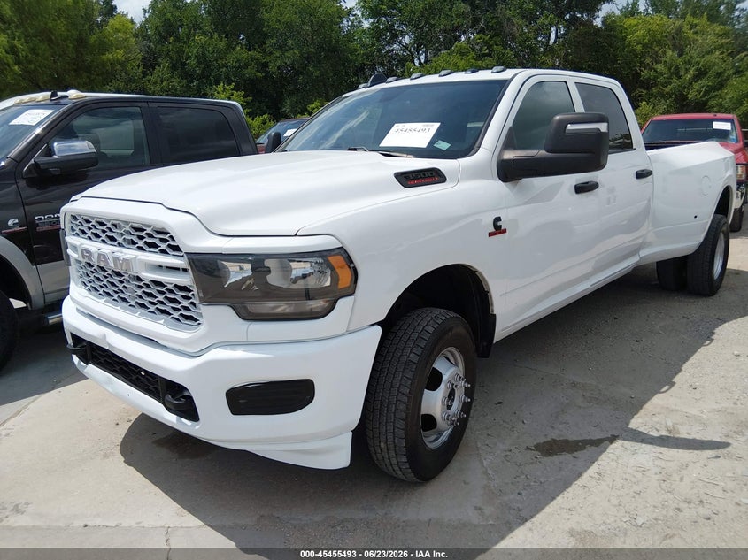 2023 Ram 3500 VIN 3C63RRGL0PG652007 IAAI salvage auction — REAR END, Salvage Title, sold $21,350 on 2026-08-17 (photo 2)