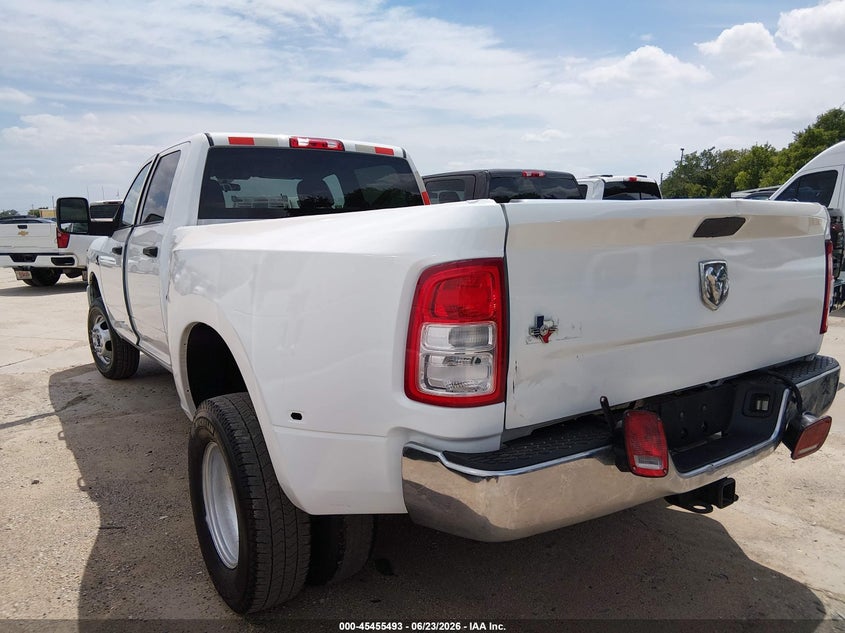 2023 Ram 3500 VIN 3C63RRGL0PG652007 IAAI salvage auction — REAR END, Salvage Title, sold $21,350 on 2026-08-17 (photo 3)
