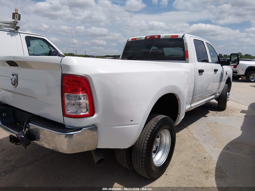 2023 Ram 3500 VIN 3C63RRGL0PG652007 IAAI salvage auction — REAR END, Salvage Title, sold $21,350 on 2026-08-17 (photo 4)