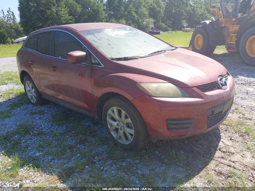 2008 Mazda Cx-7 VIN JM3ER293780174218 IAAI salvage auction — LEFT SIDE, Rebuildable (Florida), sold $25 on 2026-07-16 (photo 1)
