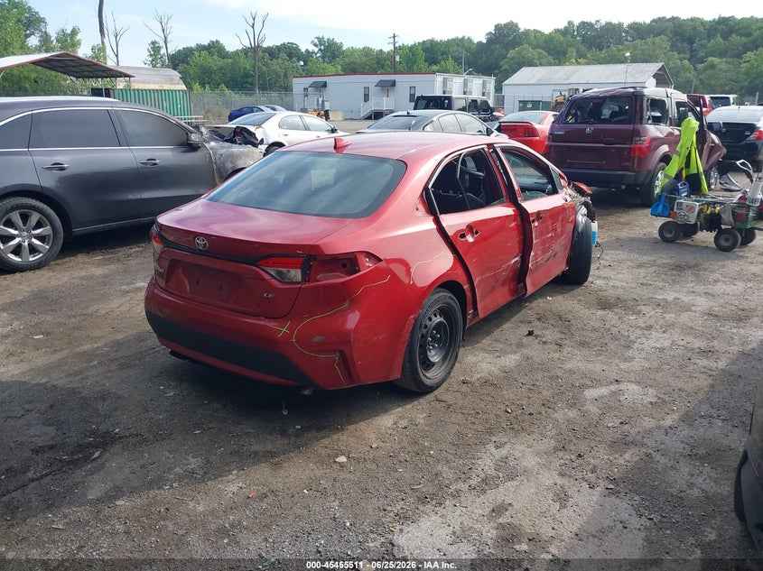 2020 Toyota Corolla VIN 5YFEPRAE3LP084325 IAAI salvage auction — FRONT END, Salvage - Greater Than 75% (Maryland), sold $3,050 on 2026-07-28 (photo 4)