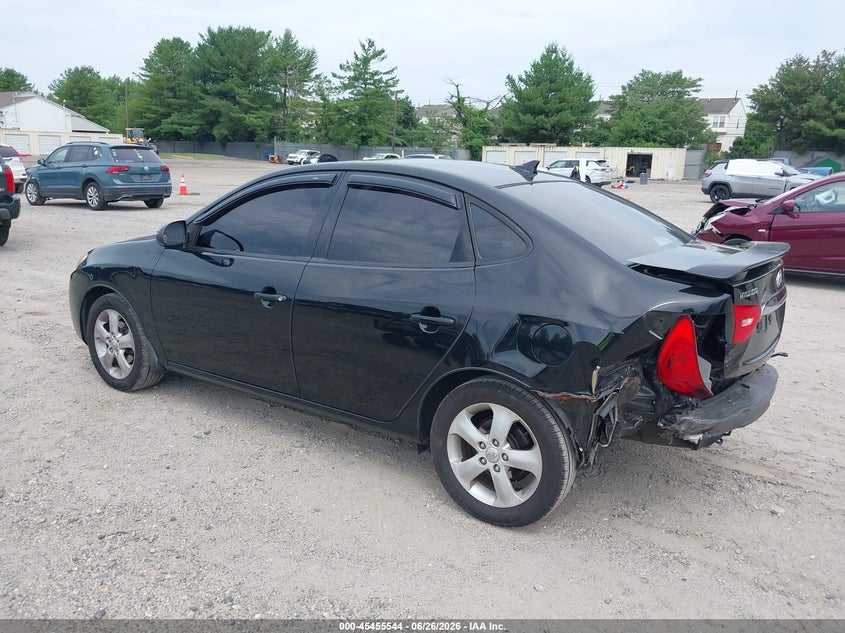 2010 Hyundai Elantra VIN KMHDU4AD1AU047915 IAAI salvage auction — REAR END, Salvage (New Jersey), sold $375 on 2026-08-03 (photo 3)