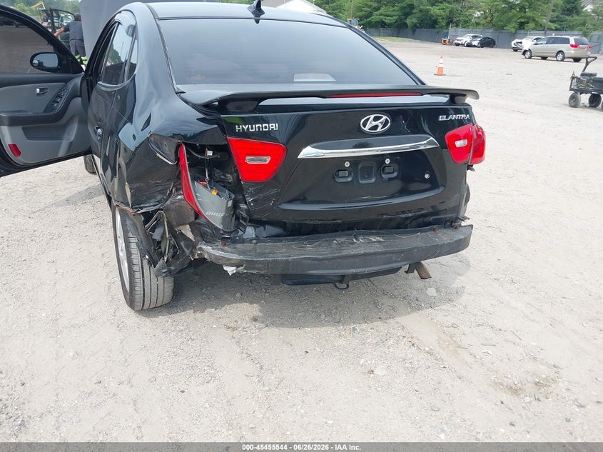 2010 Hyundai Elantra VIN KMHDU4AD1AU047915 IAAI salvage auction — REAR END, Salvage (New Jersey), sold $375 on 2026-08-03 (photo 6)