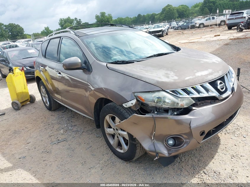 2009 Nissan Murano VIN JN8AZ18U59W106868 IAAI salvage auction — FRONT END, Salvage (Idaho), sold $300 on 2026-07-13 (photo 1)