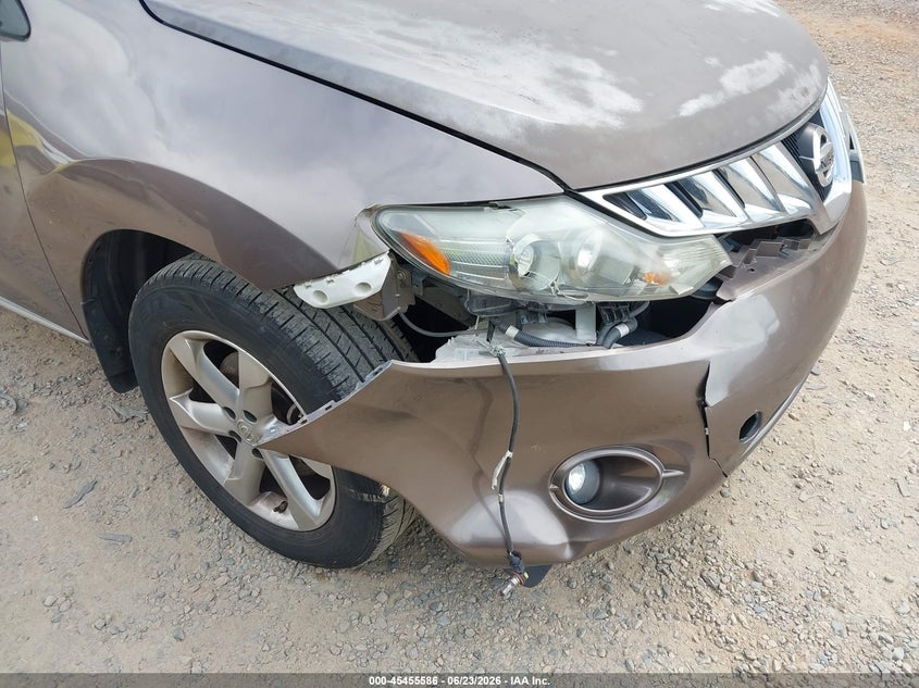 2009 Nissan Murano VIN JN8AZ18U59W106868 IAAI salvage auction — FRONT END, Salvage (Idaho), sold $300 on 2026-07-13 (photo 6)