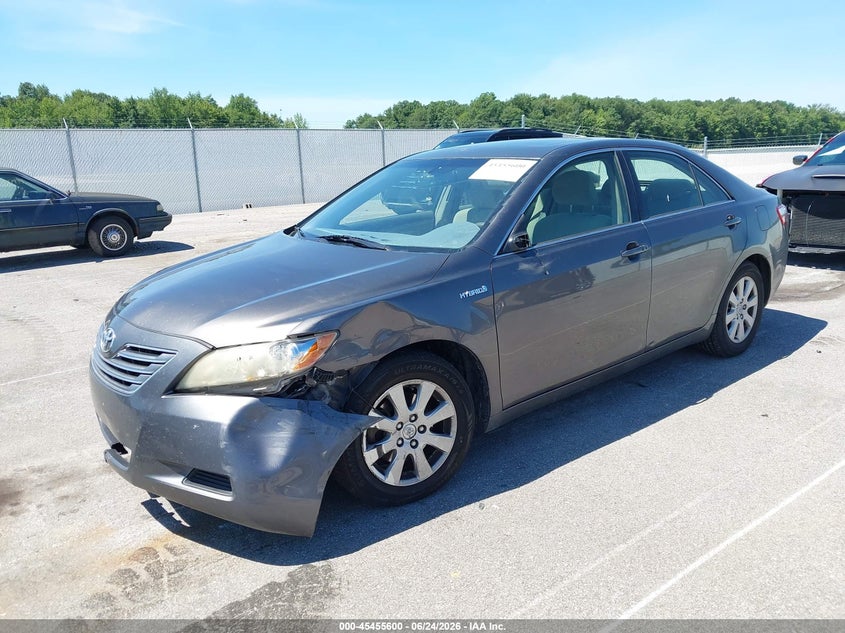 2007 Toyota Camry hybrid VIN JTNBB46K173020569 IAAI salvage auction — LEFT SIDE, Salvage (Indiana), sold $225 on 2026-07-23 (photo 2)