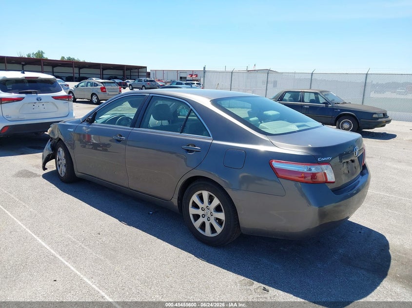 2007 Toyota Camry hybrid VIN JTNBB46K173020569 IAAI salvage auction — LEFT SIDE, Salvage (Indiana), sold $225 on 2026-07-23 (photo 3)