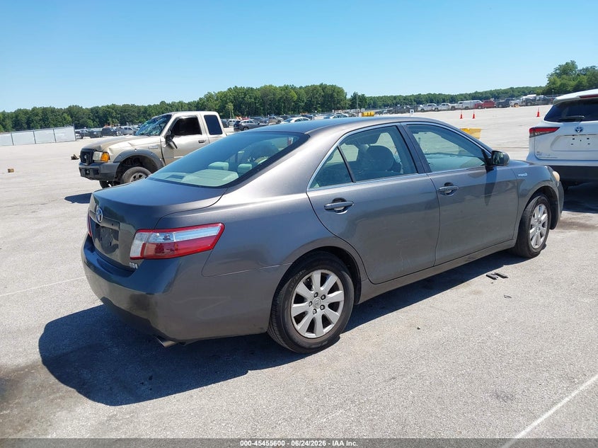 2007 Toyota Camry hybrid VIN JTNBB46K173020569 IAAI salvage auction — LEFT SIDE, Salvage (Indiana), sold $225 on 2026-07-23 (photo 4)