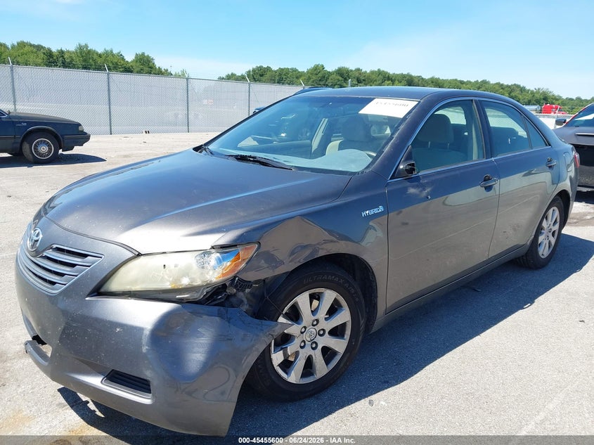 2007 Toyota Camry hybrid VIN JTNBB46K173020569 IAAI salvage auction — LEFT SIDE, Salvage (Indiana), sold $225 on 2026-07-23 (photo 6)