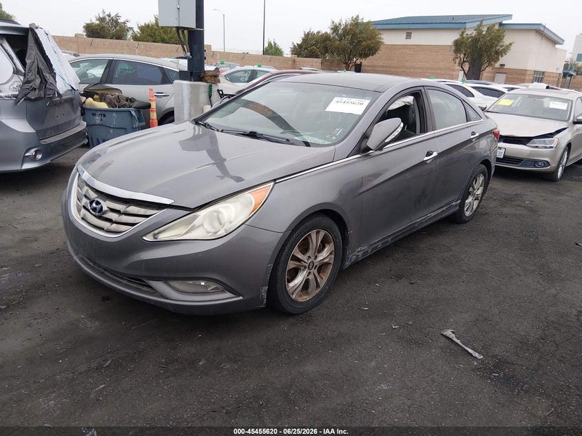 2012 Hyundai Sonata VIN 5NPEC4AC4CH381078 IAAI salvage auction — SIDE, Salvage Certificate (California), sold $1,050 on 2026-07-17 (photo 2)