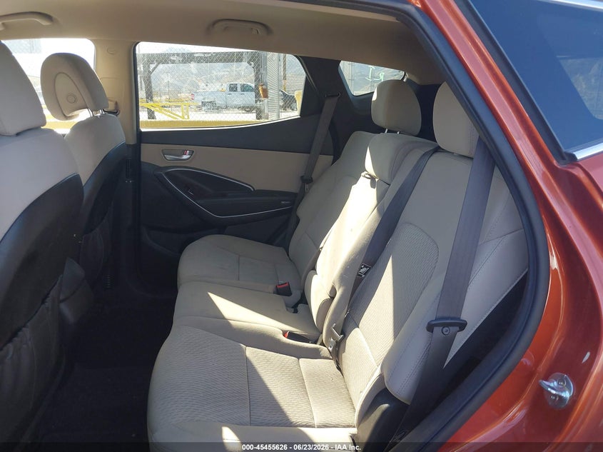 2018 Hyundai Santa fe VIN 5XYZU3LBXJG520907 IAAI salvage auction — SIDE, Salvage (California), sold $2,500 on 2026-07-05 (photo 8)