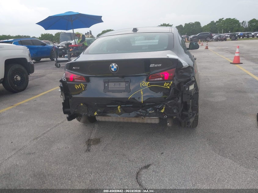 2025 BMW 2er VIN WBA23GG04S7T63892 IAAI salvage auction — REAR END, Clear (Florida), sold $16,725 on 2026-07-29 (photo 6)