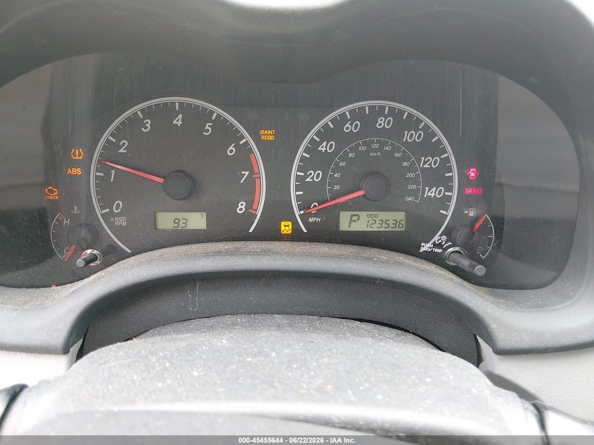 2012 Toyota Corolla VIN 5YFBU4EE5CP065221 IAAI salvage auction — NORMAL WEAR, Clear (Louisiana), sold $1,600 on 2026-07-29 (photo 7)