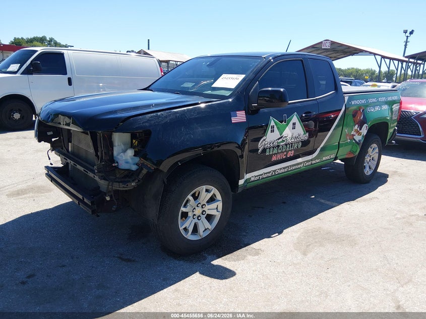 2022 Chevrolet Colorado VIN 1GCHSCEN0N1314381 IAAI salvage auction — FRONT END, Salvage Title, sold $4,250 on 2026-07-22 (photo 2)