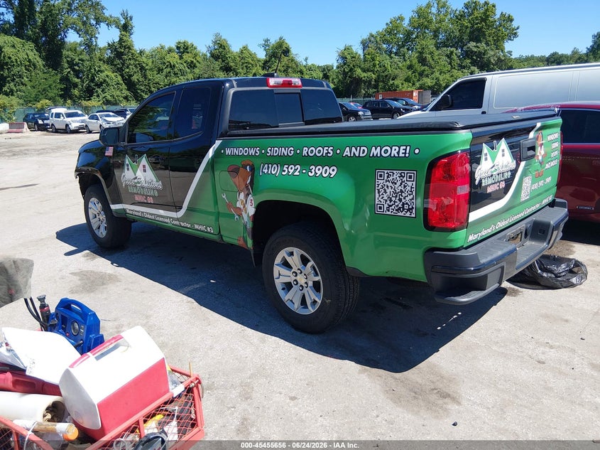 2022 Chevrolet Colorado VIN 1GCHSCEN0N1314381 IAAI salvage auction — FRONT END, Salvage Title, sold $4,250 on 2026-07-22 (photo 3)