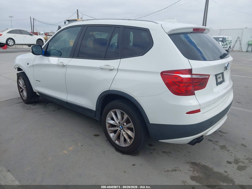 2013 BMW X3 VIN 5UXWX9C55D0A23962 IAAI salvage auction — FRONT END, Salvage (California), sold $1,050 on 2026-07-08 (photo 3)