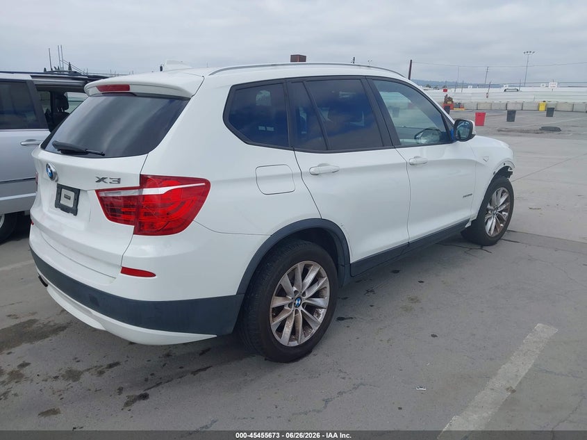2013 BMW X3 VIN 5UXWX9C55D0A23962 IAAI salvage auction — FRONT END, Salvage (California), sold $1,050 on 2026-07-08 (photo 4)