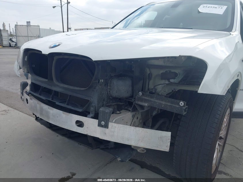 2013 BMW X3 VIN 5UXWX9C55D0A23962 IAAI salvage auction — FRONT END, Salvage (California), sold $1,050 on 2026-07-08 (photo 6)