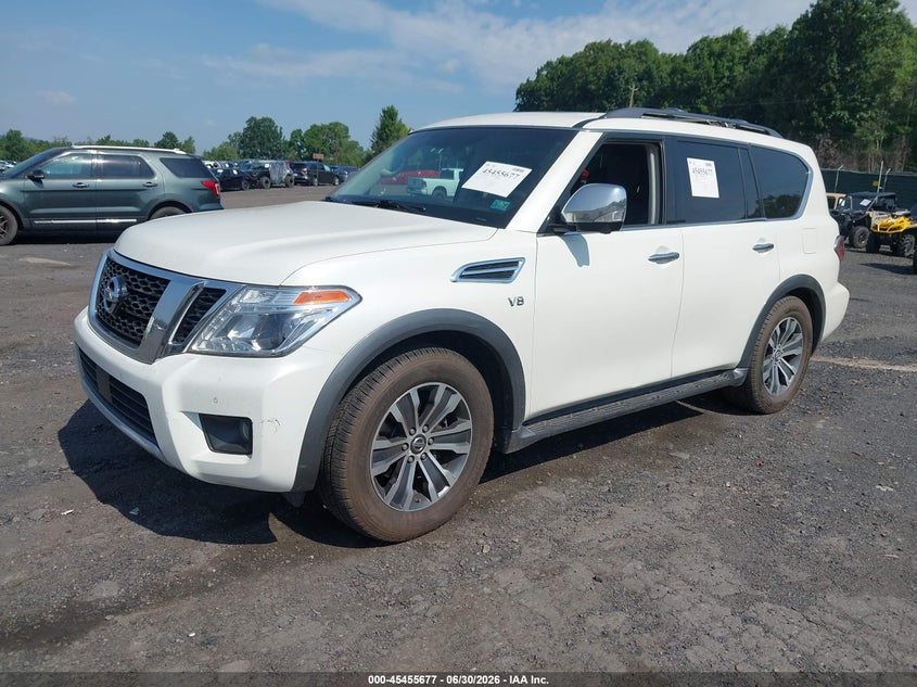 2017 Nissan Armada VIN JN8AY2NC1H9500689 IAAI salvage auction — ROOF, Salvage (Pennsylvania), sold $5,600 on 2026-07-14 (photo 2)