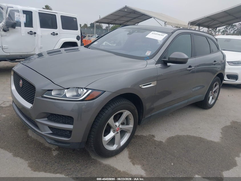 2017 Jaguar F-pace VIN SADCJ2BN2HA095637 IAAI salvage auction — VANDALISM, Salvage (California), sold $3,050 on 2026-07-10 (photo 2)